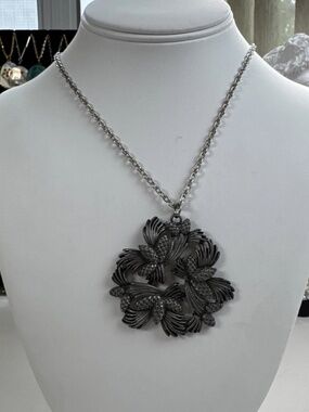 TC Vintage Pinecone Wreath Ornament Pewter - Holiday Christmas